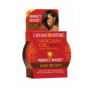 Creme of Nature Perfect Edges with Argan Oil Dark Brown - 2.25 oz - ANNS BEAUTY SUPPLY